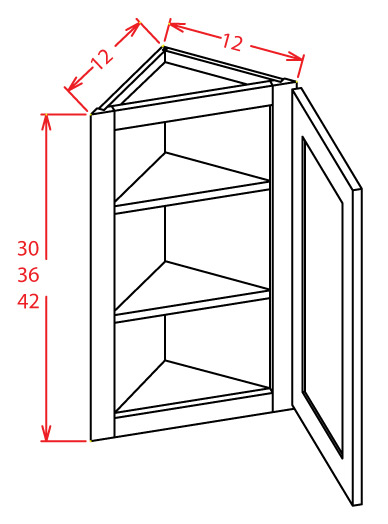 Angle Wall Cabinets